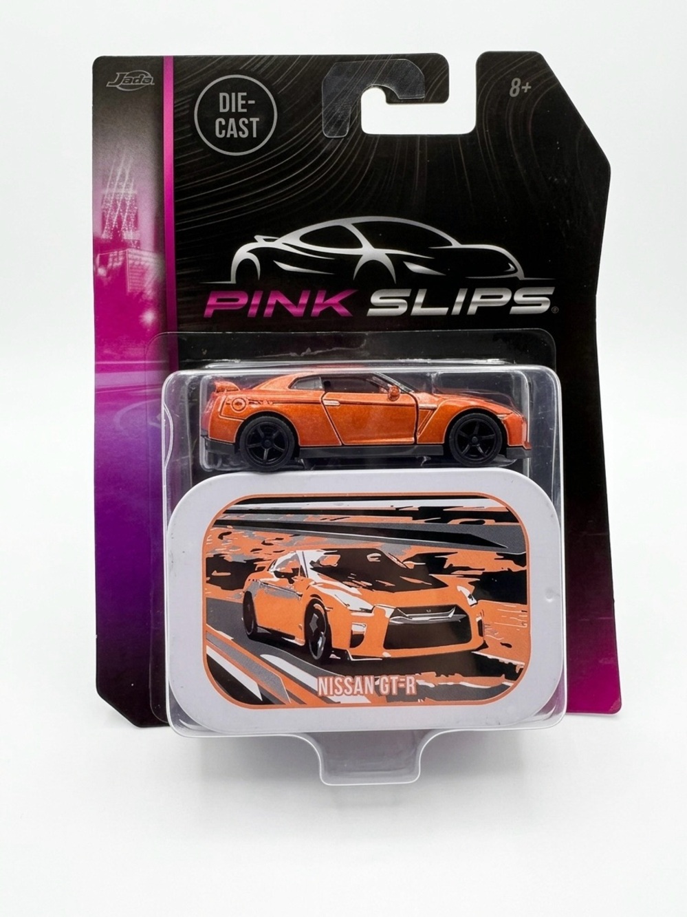 Jada Pink Slips Nissan GT-R Die-Cast Car Orange 1:64 NIB